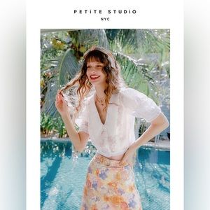NWT Petite Studio Dakota top size XS